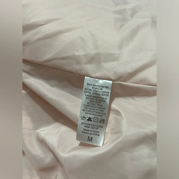 Double Zero Pink Quilted Puffer Jacket Coat
Women's Medium - Picture 8 of 9